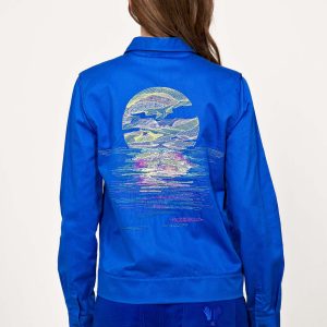 Chemise Emocion Mar y Sol Bleu saphir