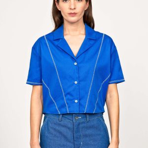 Chemise Allamanda Bleu Saphir