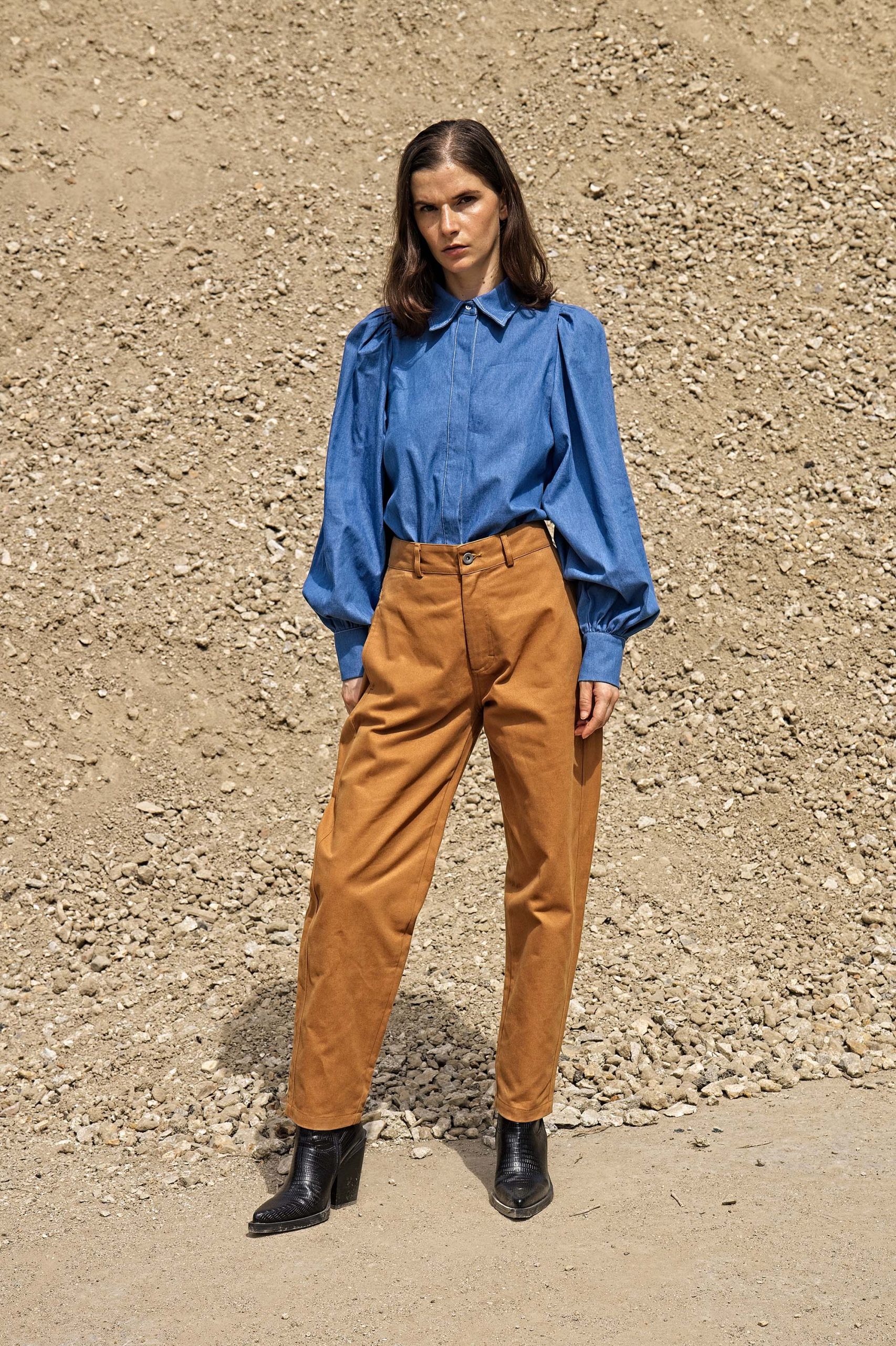 Chemise Azalea Bleu Denim – Image 4