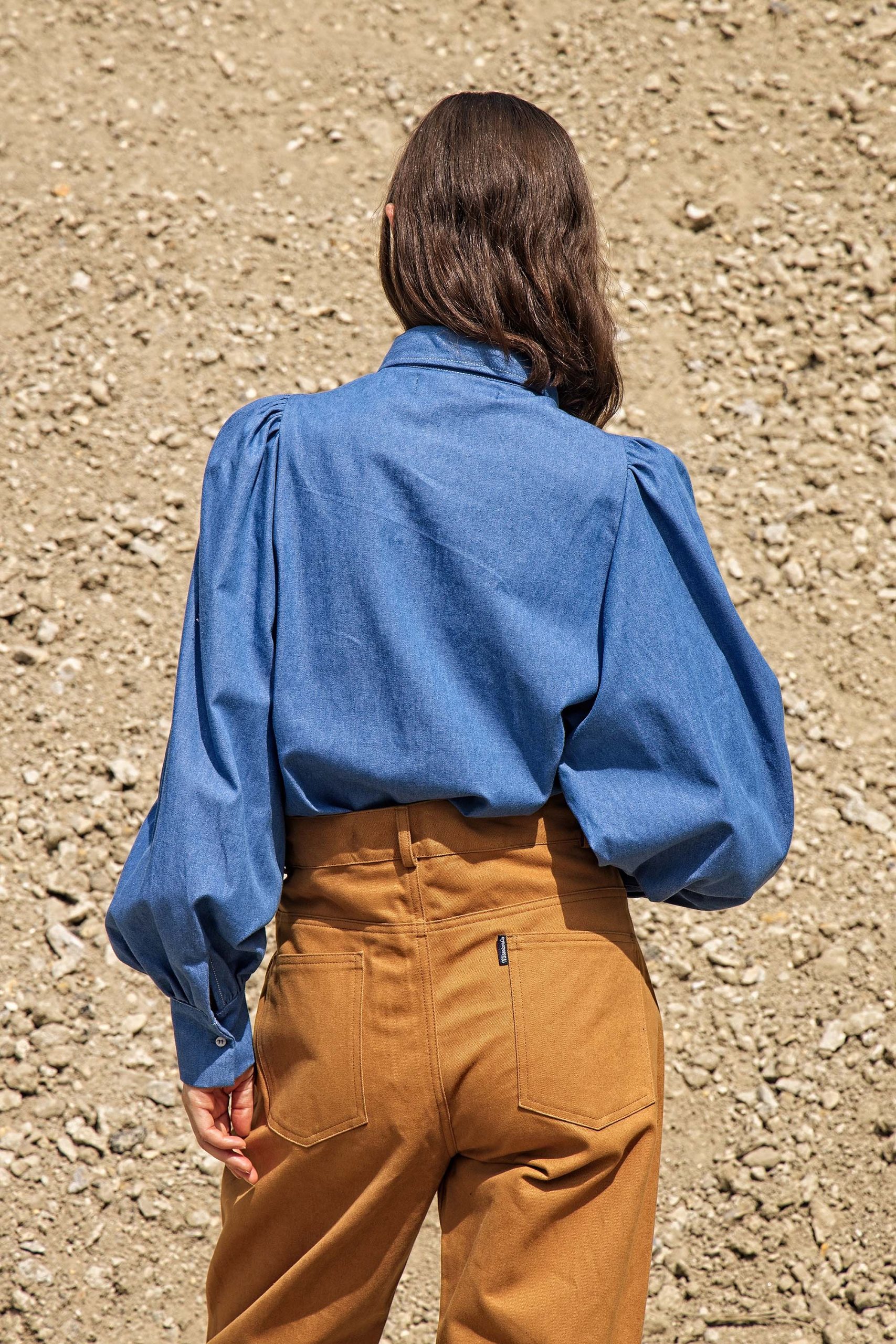 Chemise Azalea Bleu Denim – Image 5