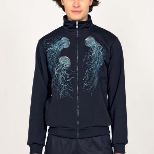 Veste de Sport Clasica Medusas Bleu Marine