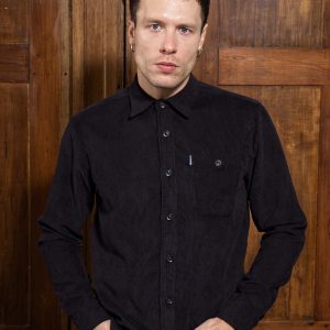 Chemise Respeto Velours Noir