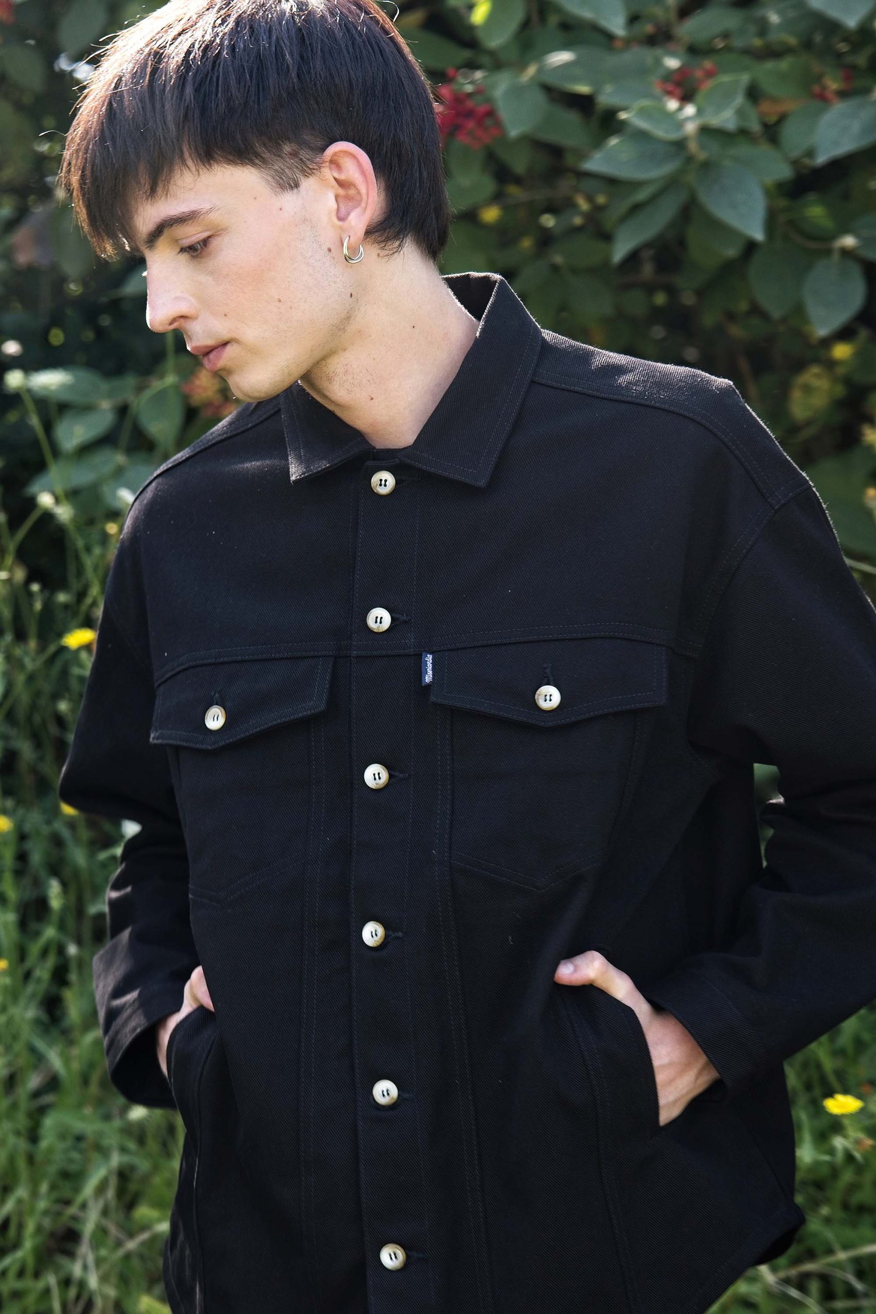 Veste-chemise Attis Noir – Image 4