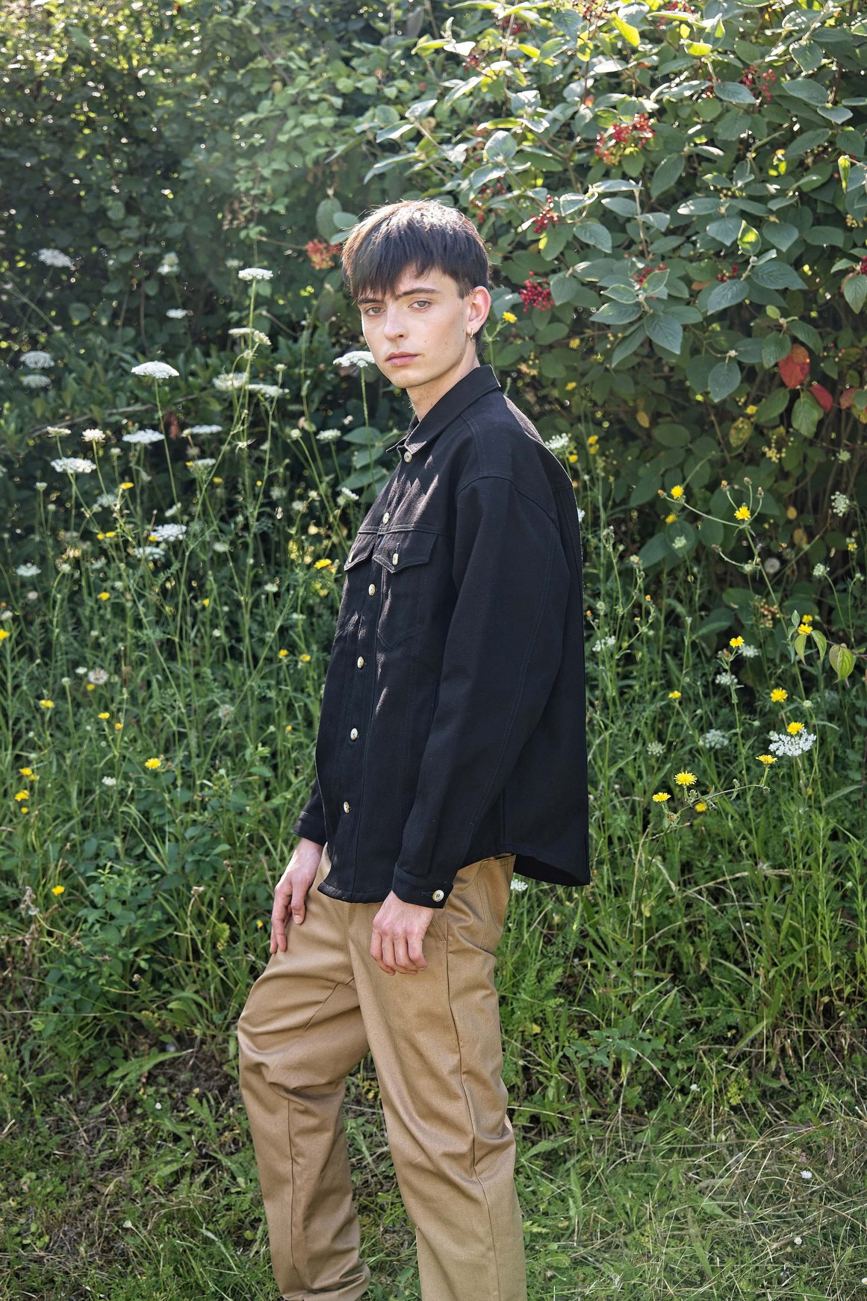 Veste-chemise Attis Noir – Image 3