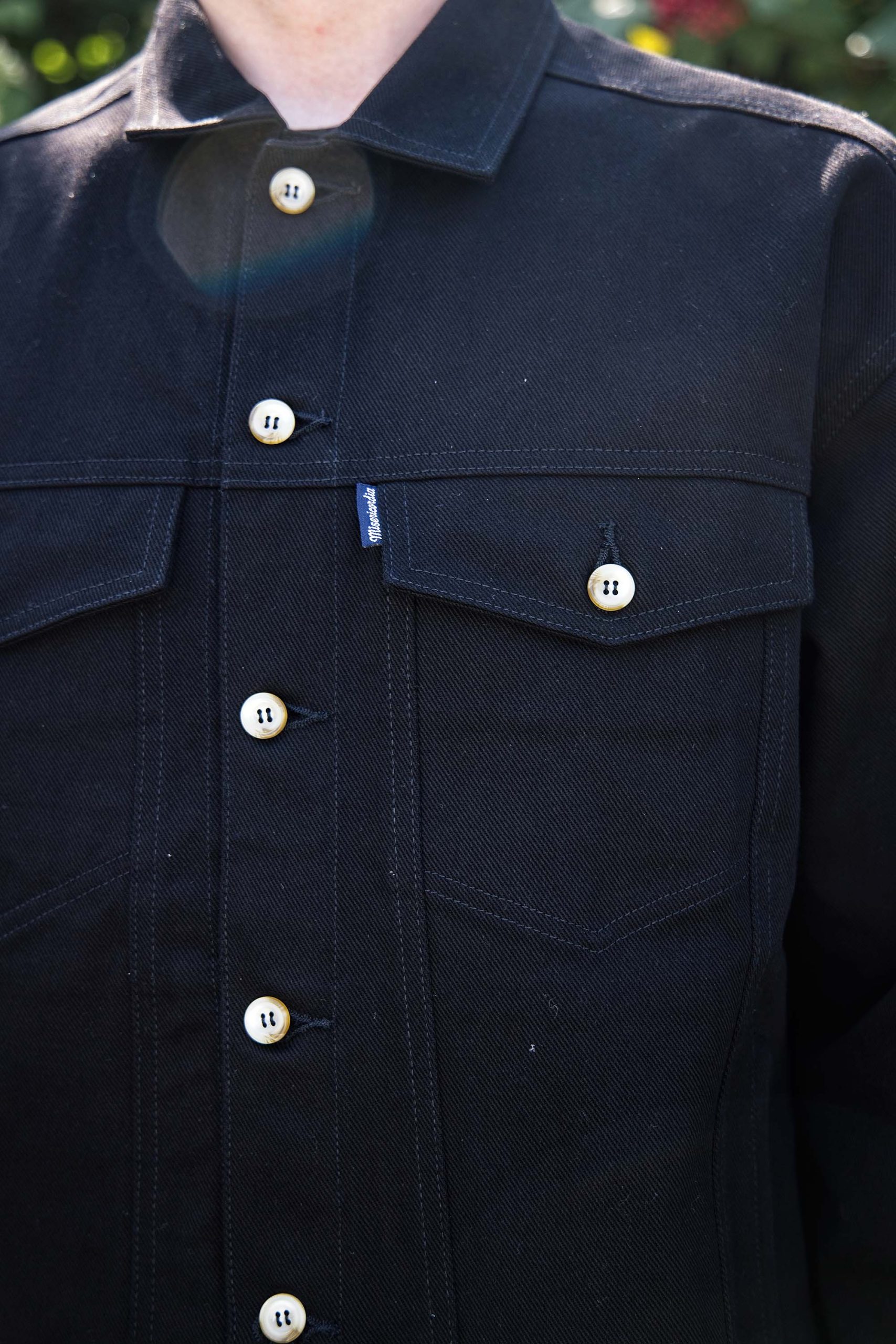 Veste-chemise Attis Noir – Image 8