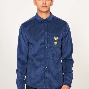Chemise Observatorio Bleu Acier