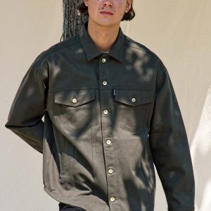 Veste-chemise Attis Kaki Foncé