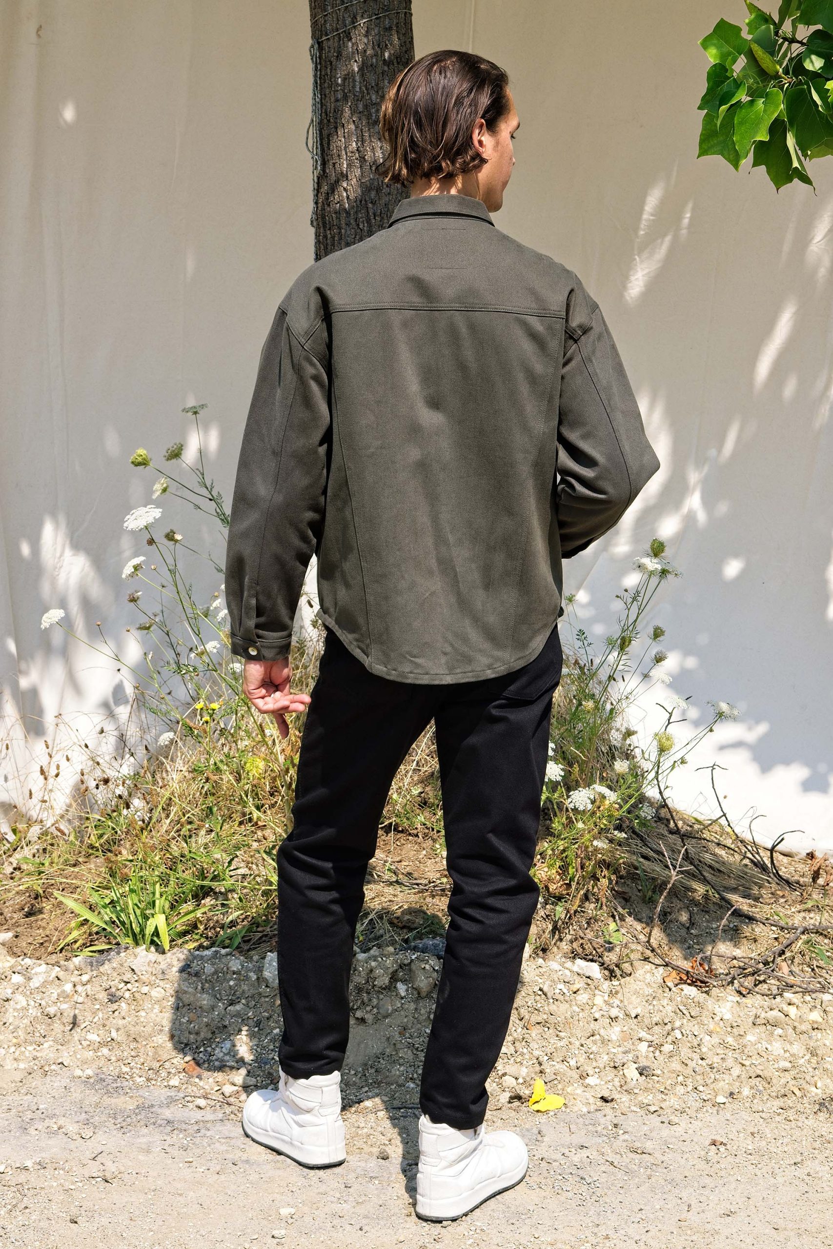 Veste-chemise Attis Kaki Foncé – Image 4