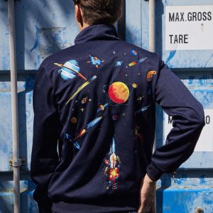 Veste de Sport Clasica Cohete Bleu marine