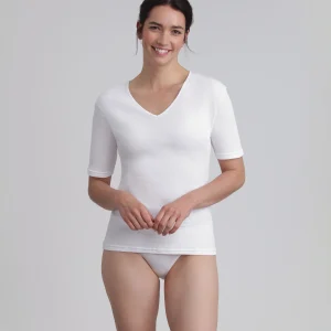 T-shirt manches courtes blanc Thermal Natural