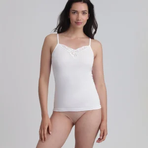 Débardeur blanc Cotton Feminine