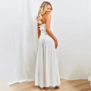 Pantalon Blanc Style Hippie