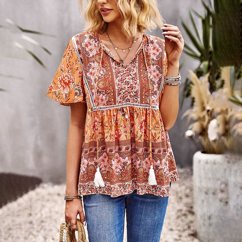 Blouse Style Hippie 70s – Image 2