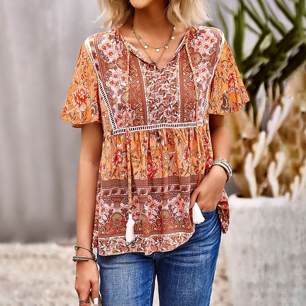Blouse Style Hippie 70s
