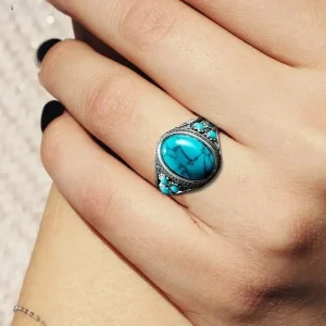 Bague Argent Turquoise