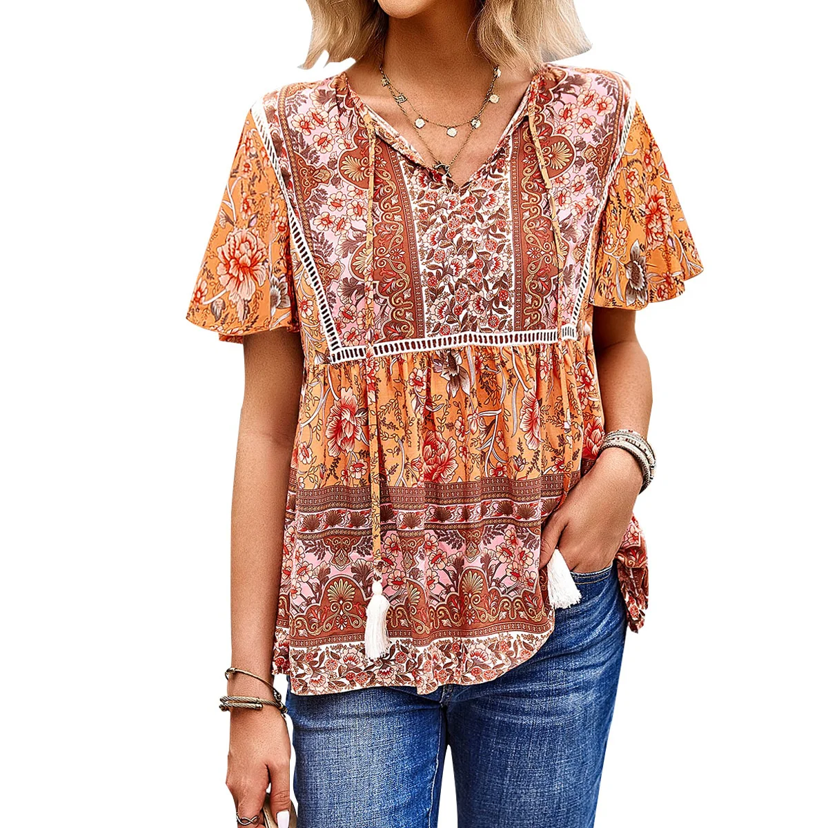 Blouse Style Hippie 70s – Image 4