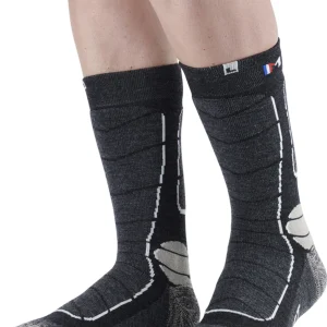 Chaussette laine MONNET - TREK MEDIUM - Beige noir