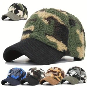 Casquette de baseball camouflage d'hiver