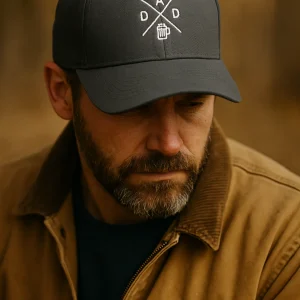 Casquette brodée FLEXFIT - "DAD" (Devant et derrière)