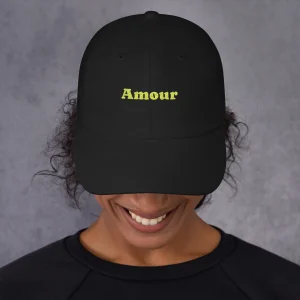 Casquette de Baseball brodée pour femme - "AMOUR"