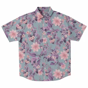 Chemise Homme Manches Courtes À Fleurs
