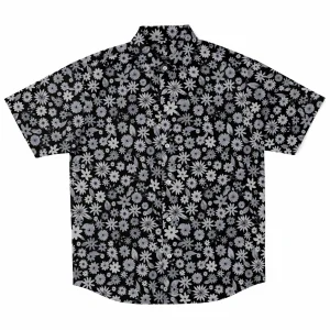 Chemise Homme Manches Courtes À Fleurs