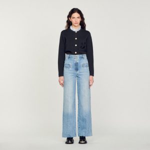jeans large femme