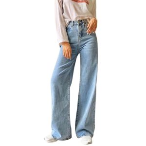 jeans large femme
