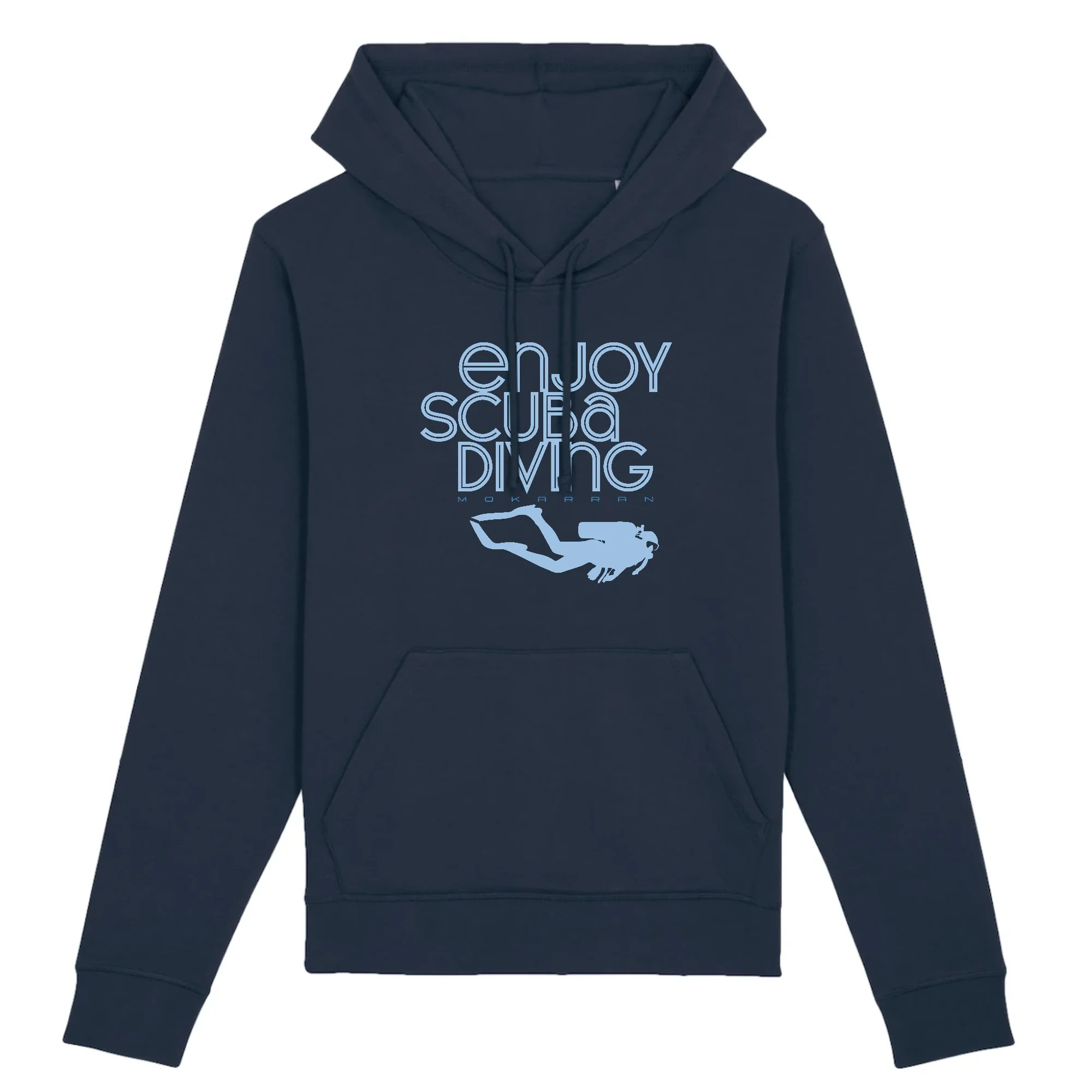 SWEAT À CAPUCHE BIO ENJOY SCUBA DIVING