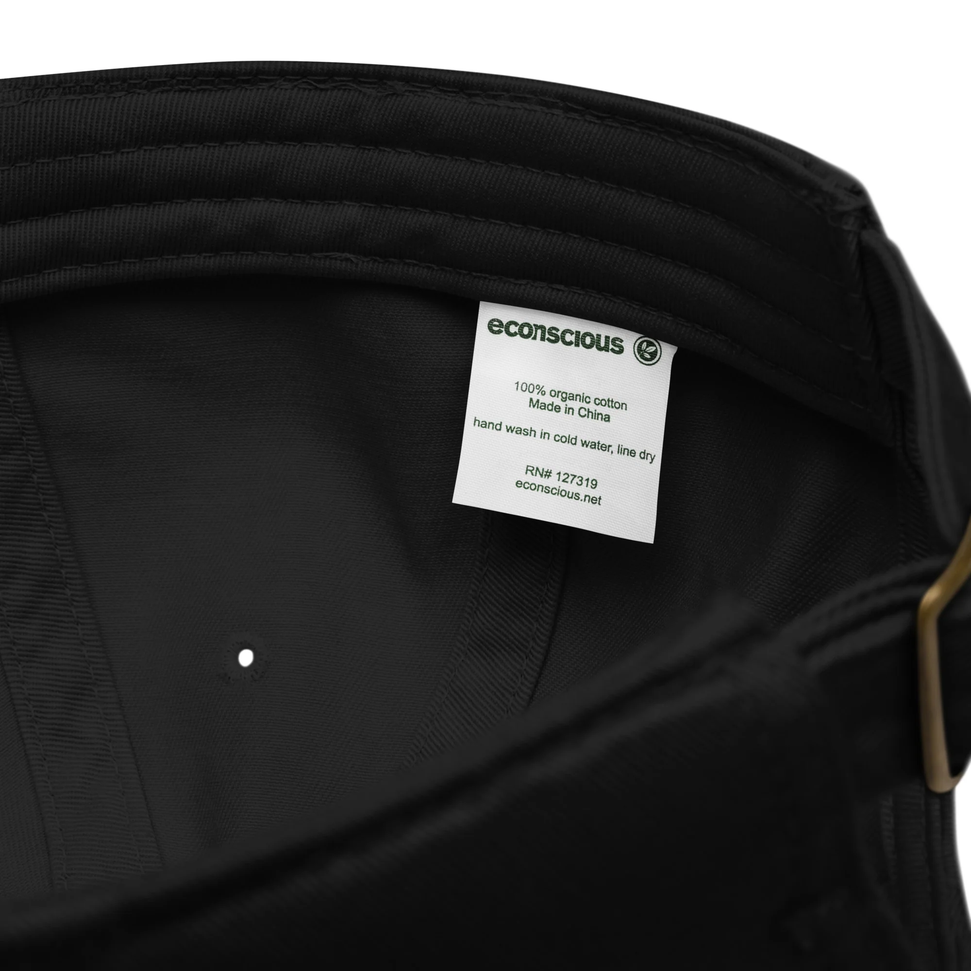 Casquette de baseball bio - "Black Ghost" – Image 2