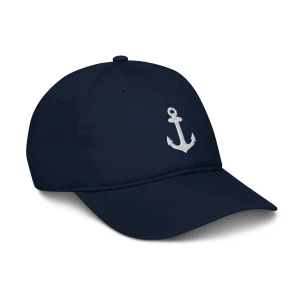 Casquette de baseball bio - "Ancre Marine"