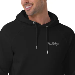 Pull à capuche homme brodé - "P'tit Belge"