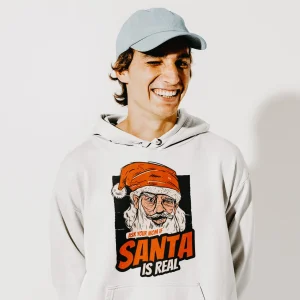 Pull à capuche de Noël - ASK YOUR MOM IF SANTA IS REAL