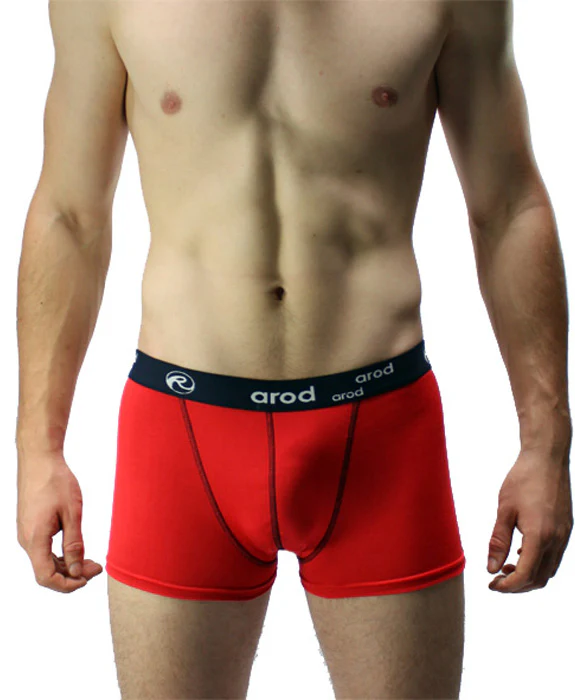boxer homme coutures plates ZIGGY Rouge – Image 2