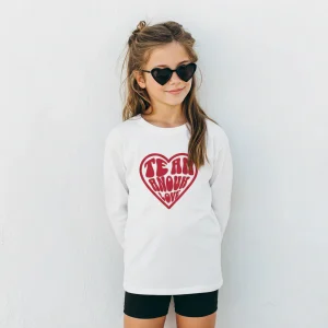 Haut à manches longues adolescent - "TEAM ANOUK" Fan club