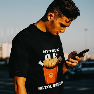 T-shirt Oversize - "My true love"