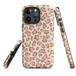 Coque d'iPhone® rigide Léopard rose