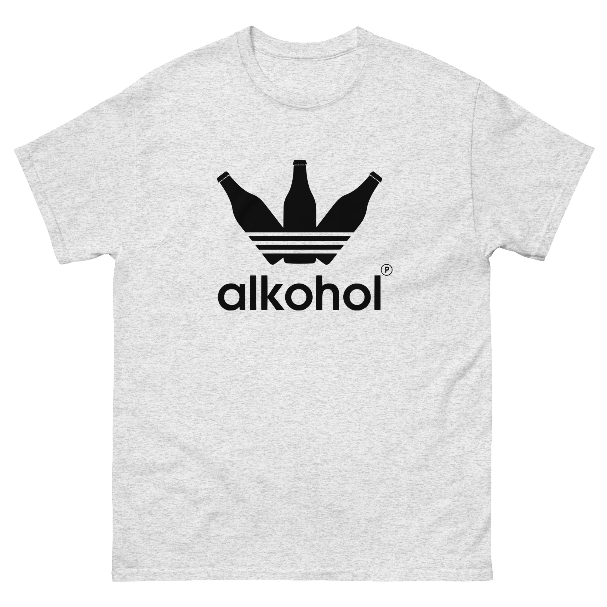 T-shirt unisexe - Parodie Adidas "Alkohol"