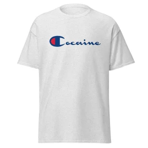 T-shirt unisexe - Parodie Champion "Cocaïne"