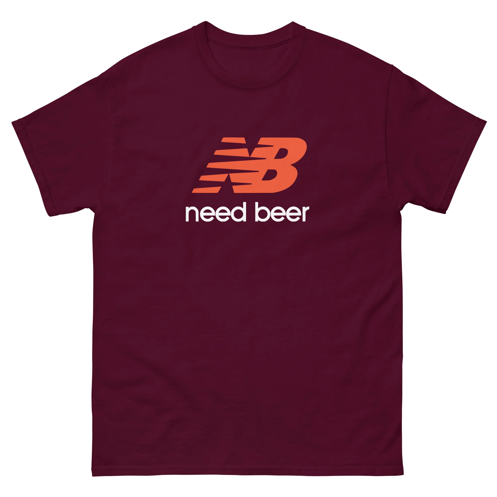 T-shirt unisexe - Parodie New Balance "Need Beer"