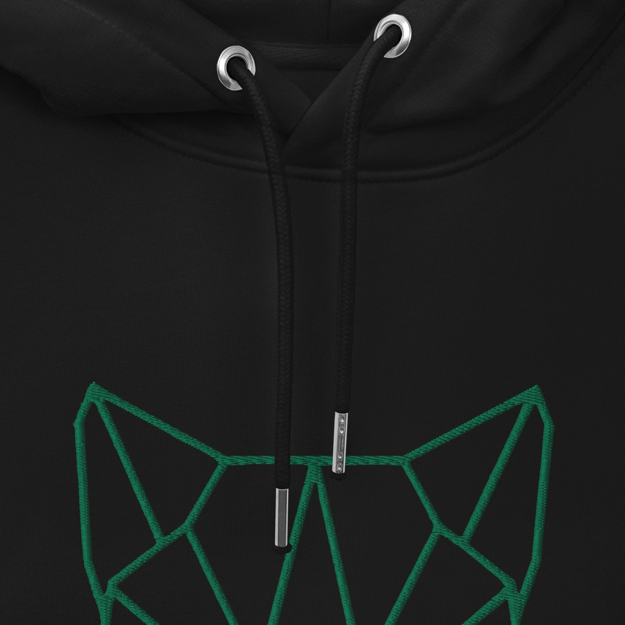 Pull à capuche brodé - "Origami love cat" – Image 5