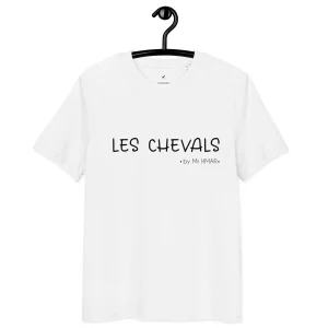 T-shirt unisexe en coton biologique "Les Chevals" 2026