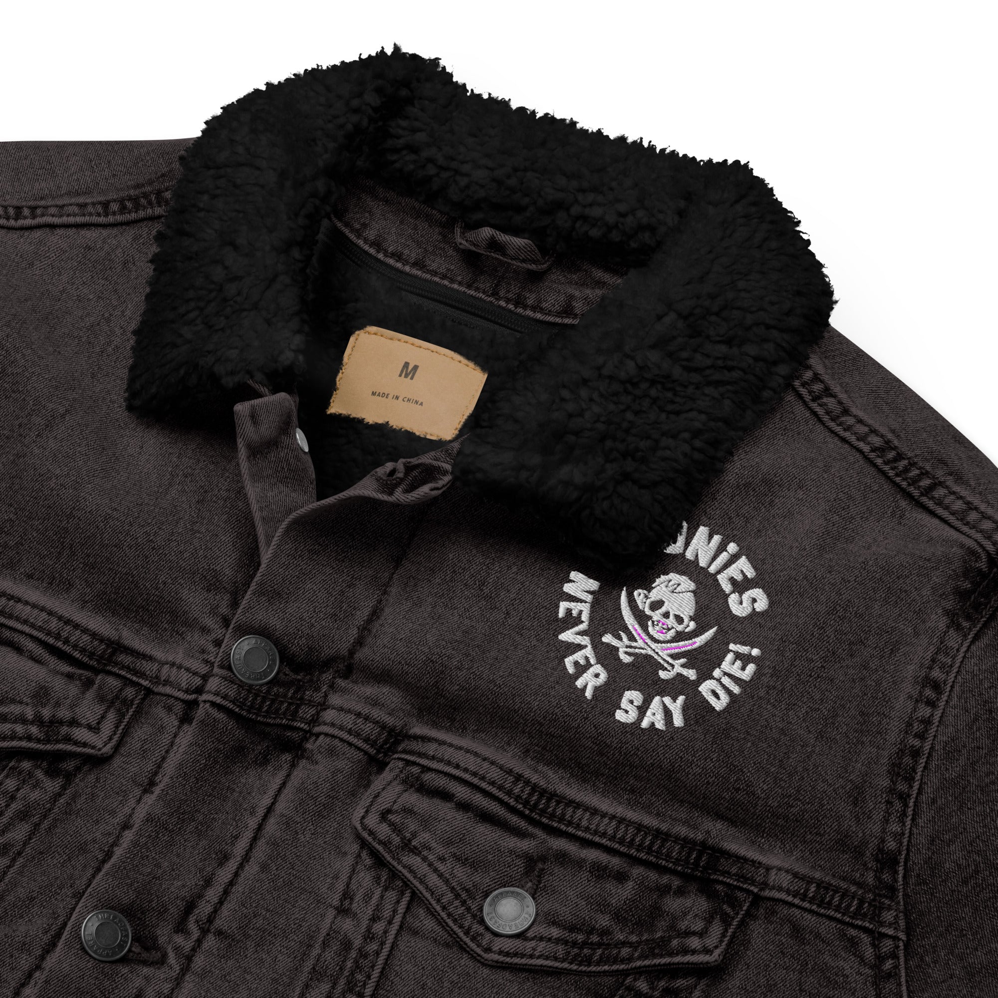 Veste sherpa en jean unisexe - Les Goonies – Image 4