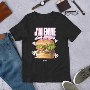 🔥 "J’ai envie d’un burger" – Le T-shirt ultime pour les vrais gourmands ! 🍔 🔥
